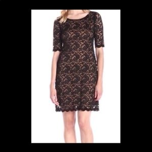 Black Lace Dress with Lining